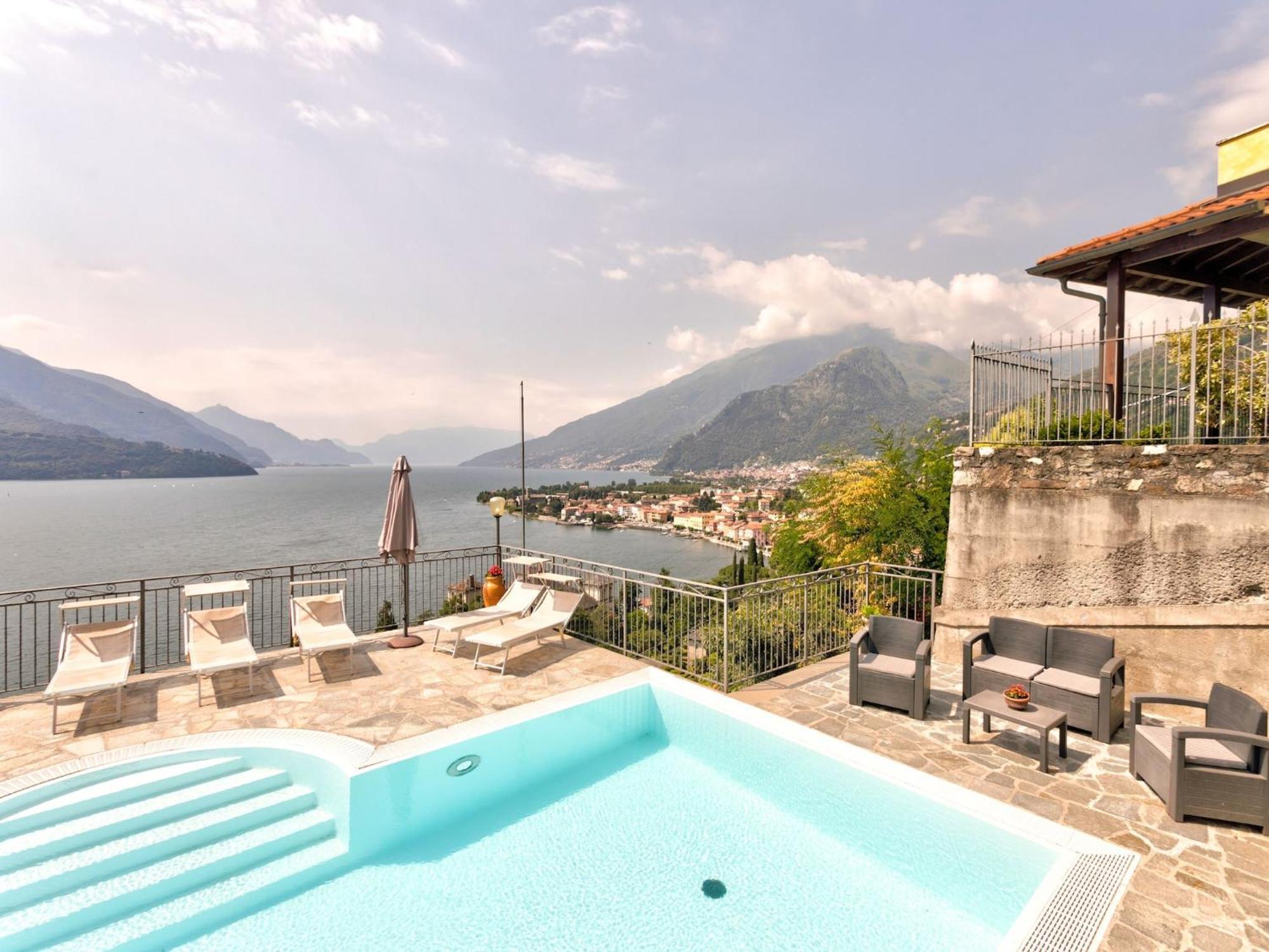 Wonderful Flat With Swimming Pool Lift And Garden Apartment Gravedona Exterior photo
